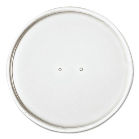 Dart Paper Lids for Food Containers, For 32 oz Containers, Vented, 4.6" Diameter x 0.7" h, White, PK500 CH32A-4000